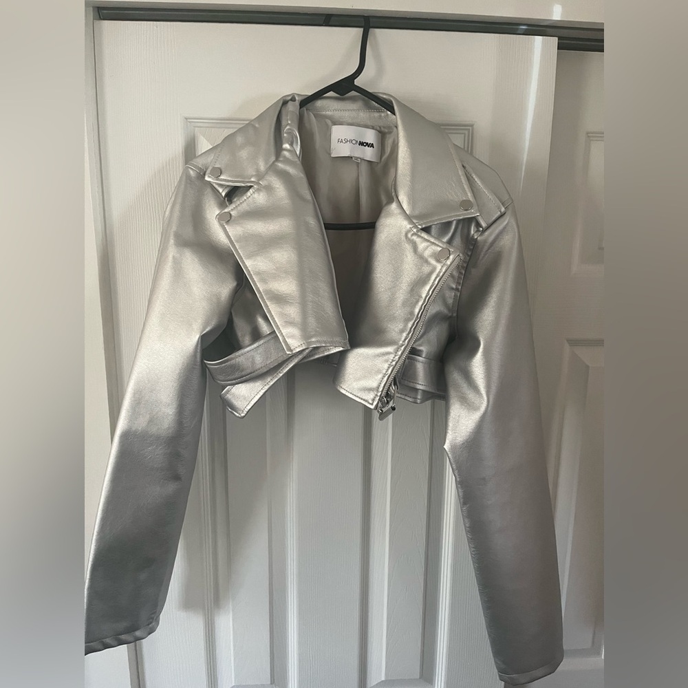 Forever 21 Cropped Leather Jacket